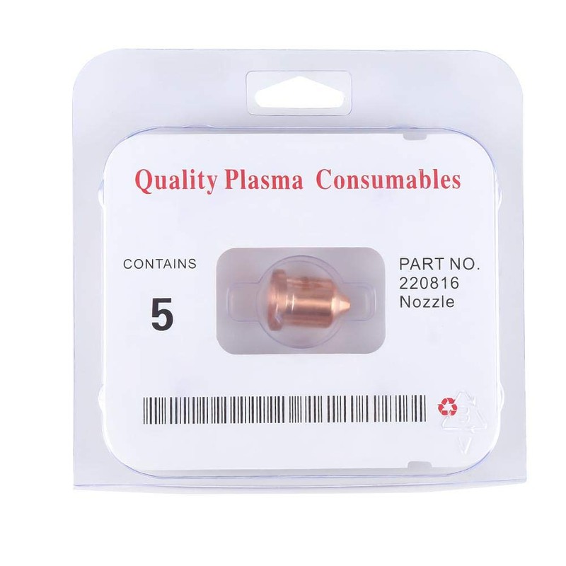 Boquilla de corte de plasma, 5 piezas Puntas de boquilla