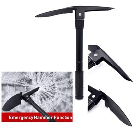HTTMT Trave Hiking Multi-Functional Military Folding Shovel Survival Spade Emergency [Item Number: ET-Shovel001]
