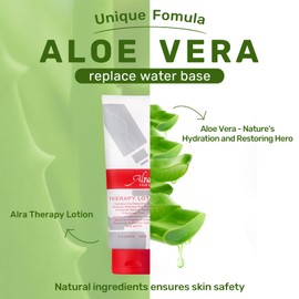 Alra Lotion for Extremely Dry Skin, Face, Hands & Body Cream Moisturizer with Aloe Vera Gel + Lanolin Oil + VE, Itch Relief, After Sun Lotion with Hydrate, Soothe, Cool Benefits, Fragrance free, 4 oz