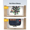 Luxtude Battery Holder Organizer with Tester, Clear Batteries Storage Organizers