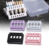 Nail Drill Bits Holder, 4 Pieces, Nail Drill Bit Holder,