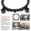 eMagTech CPU Cooler Mount Assembly Kit Compatible with Intel CPU