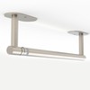 Ruacq Brushed Nickel Paper Towel Holder Self Adhesive Double Post