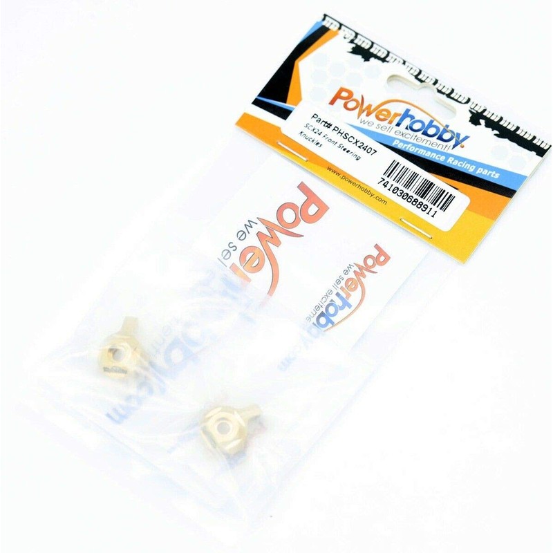 Power Hobbies Axial SCX24 Brass Front Steering Knuckle