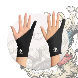 GAOMON Single Finger Gloves, Liquid Tab, Pen Tab, Tablet for Drawing, Drawing, Drawing, Friction Reduction, Elastic and Breathable, Left-Handed, Right-Handed Gloves