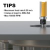 XDENGP 4 PCS Pattern Flush Trim Router Bit Set 1/4