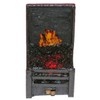Dolls House Small Glowing Coal Fire Light up Miniature Fireplace