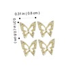 OHPHCALL Manicure Charms 40pcs Butterfly Nail Charms Nail Art Decorations