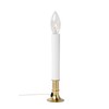 Creative Hobbies® Electric Window Candle Lamp with Brass Plated Base,