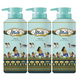 Mugunghwa Dead Sea Salt Exfoliating Shower Soap 900ml 3 Count