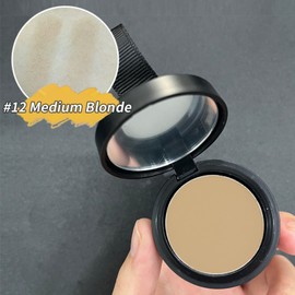 Hairline Powder - Root Cover Up Powder- Root Touch Up Powder - Enhance Hairline Powder - Instantly Hair Color Shadow Cover Gray Hair Root - Hair Touch-Up, Thin Hair Powder (Medium Blonde, 4g)