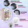 Transparent M5 Mini Size Seal Binder Clear Binder 3 Layer