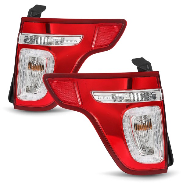 ultravision9 1Pair LED Tail Light Assembly Left+Right For 2011-2015 Ford