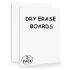 SCRIBBLEDO 2 Pack Small White Board Dry Erase Mini Whiteboard