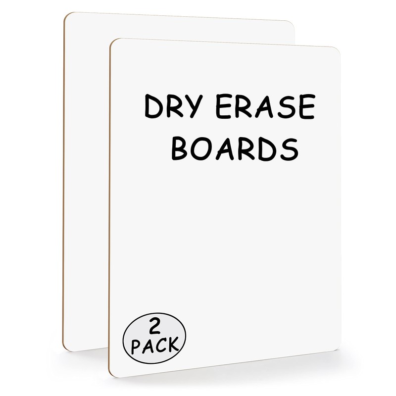 SCRIBBLEDO 2 Pack Small White Board Dry Erase Mini Whiteboard
