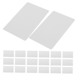 Gatuida 20pcs Sublimation Blank Metal Name Cards Engraved Aluminum Business Cards for Uv Printing for Personal and Professional Use