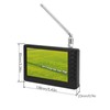 5 Inch Portable TV,ISDB T Digital Analog TV ATV,1500mAh Battery
