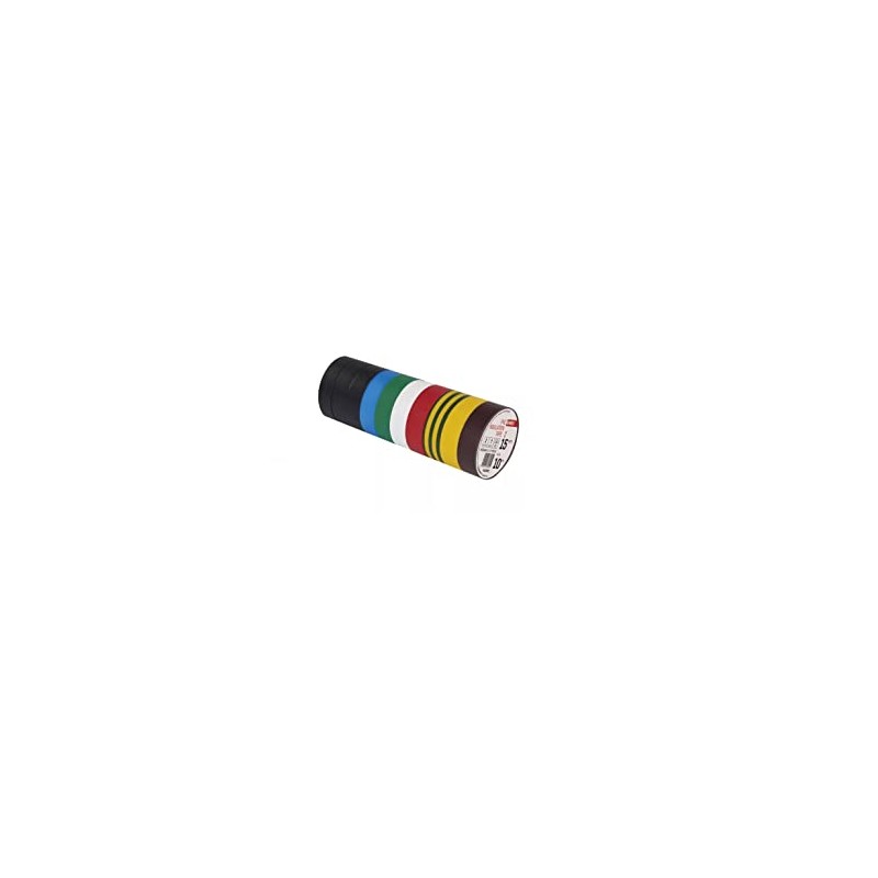 EMOS 15/10 Mix Insulation Tape PVC 15 mm/10M Colour Mix