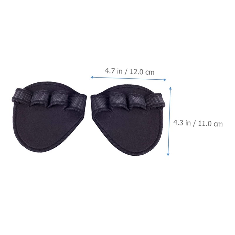 BESPORTBLE 3 Pairs Gym Gloves for Weightlifting Palm Pads Lifting