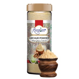 Ramaroma Amchur (Mango) Ground Powder Spice 8oz (226g) ~ All Natural, Indian Origin | No Color | Gluten Friendly | Vegan | NON-GMO | No Salt or fillers