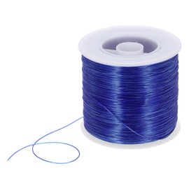 DMiotech Elastic String for Bracelets, 0.8mm Stretchy Strings Stretch Bead Cord Blue String Thread for Jewelry Bracelet Making Necklaces Beading DIY Craft, 412m/451 Yards