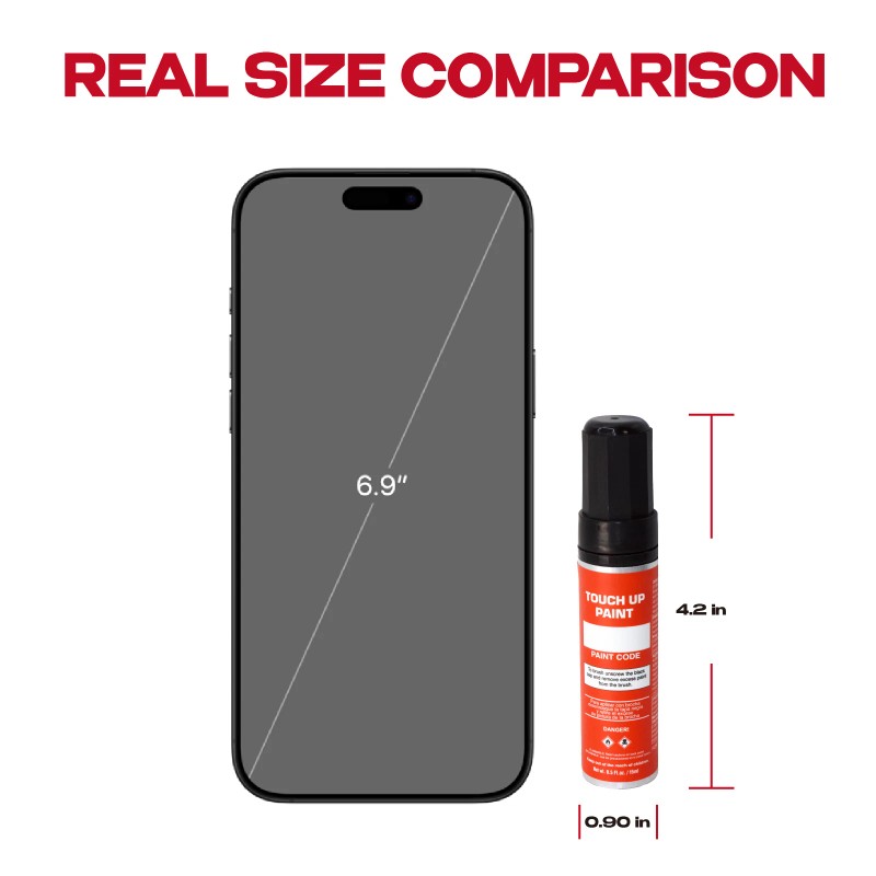 15ml Fillable Aluminum Touch Up Paint Bottles with Brush –