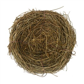 2Pcs Large Natural Rattan Birds Nest Spring Decoration Props Garden Yard Home