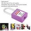 Sonew 38mm Safety Padlock with 2 Keys, Insulating Plastic Nylon