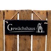 Engraved Slate Sign, Greenhouse, Slate Decorative Sign, Garden Sign, 22