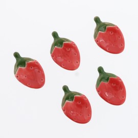 te-buruuxeai-suto Strawberry Chopstick Rest Set of 5 katorari-resuto supu-nresuto Dinnerware Set , Red