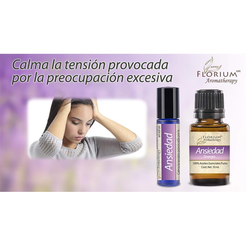 ANSIEDAD - Mezcla Concentrada de Aceites Esenciales, Aromaterapia Florium -