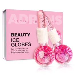 Adrens Ice Globes for Face 2Pcs–Enhancing Daily Beauty with Ice Globes for Facials