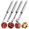 Generic 3R4A 4 Pieces, Stainless Steel Apple Cutter, 4 Different