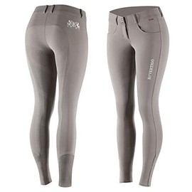 Horze B Vertigo Meghan Full Seat Breech (32, Taupe Gray)