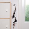 Yohsnor Vertical Wall-Mounted Key Holder – Stylish Entryway Hook Rack,
