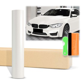 12"x60" (1FTx5FT) White Matte Pearl White Vinyl Wrap Sticker Car Auto Vehicle Motorcycle Decal Sheet with Air Release Bubble Free Self Adhesive Peel and Stick with Tool Kit