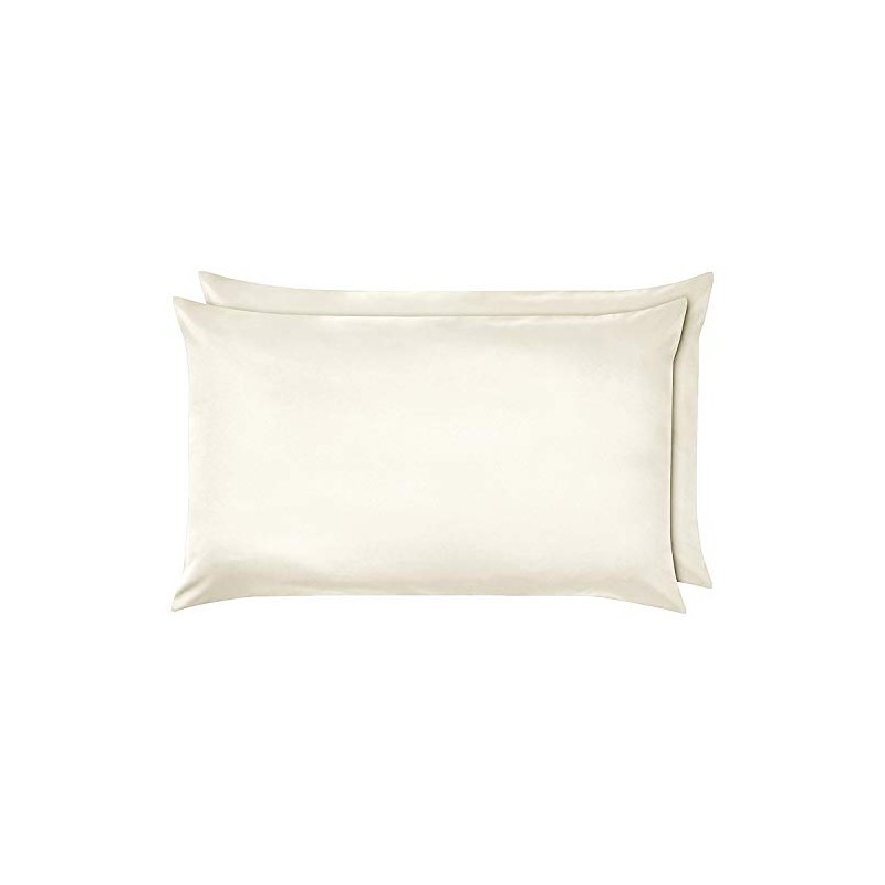 NIYS Luxury Bedding Finest 100% Egyptian Cotton Pillowcase Pair (Cream)