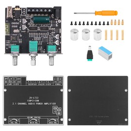 DollaTek Bluetooth Audio Amplifier Board 2.1Channel 15W+15W+30W BT 5.1 Wireless Subwoofer Digital Audio Power Amplifier Module LT22