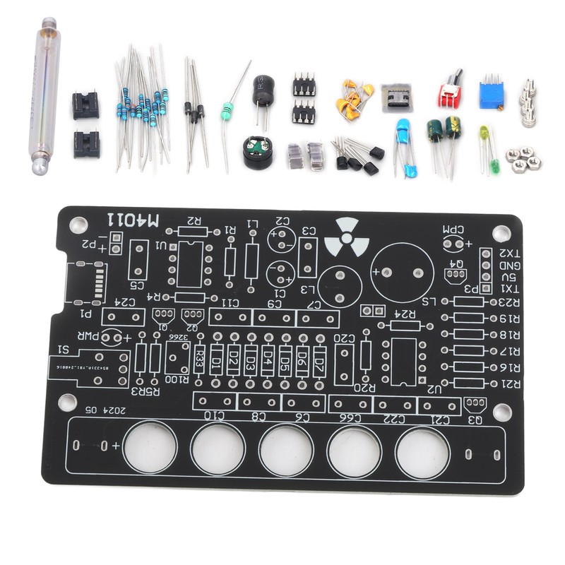 DIY Geiger Counter Parts Kit Nuclear Radiation Detector Module Unassembled