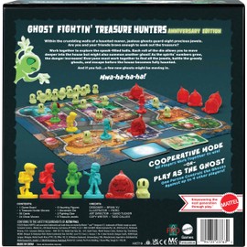 Mattel Games Juego de Mesa Cazadores del Tesoro Fantasma para niños de 8 años en adelante