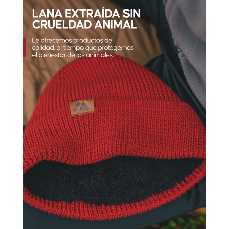 DANISH ENDURANCE - Gorro de lana merino para niños con
