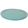 Pyrex 7402-PC Turquoise Round Plastic Food Storage Replacement Lid, Made