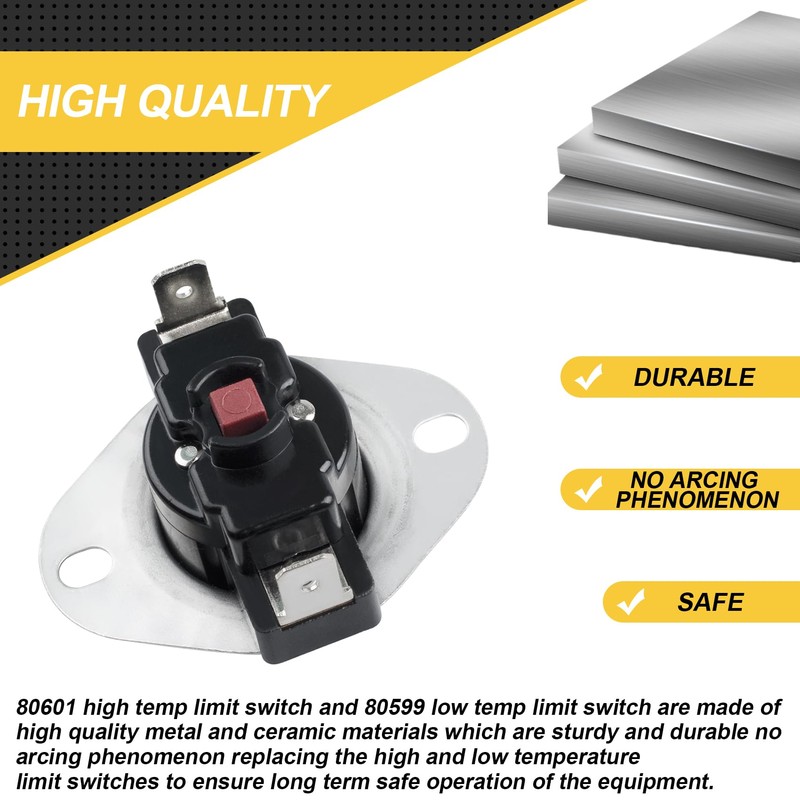 80599 Low-Temp & 80601 High Temp Limit Switch for Vogelzang