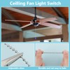 WEBEEDY Evil Eye Ceiling Fan Pull Chain Extension Evil Eye