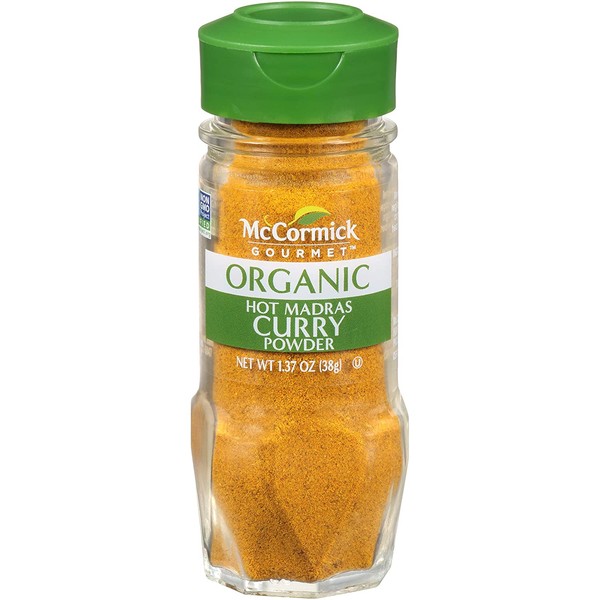 McCormick Gourmet Organic Hot Madras Curry Powder, 1.37 oz