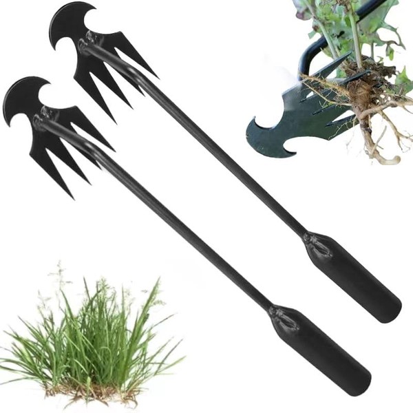 Joicim Weed Puller Tool, Weeding Artifact Uprooting Removal Tool, 4