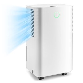 PETSITE 1750 Sq. Ft Dehumidifier for Large Room and Basements, 32 Pints Dehumidifier w/ 3 Modes, 2 Speeds, 24H Timer, Auto or Manual Drainage, 0.5 Gallon Water Tank, Auto Defrost