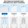 G-Promise All Metal 12 Inch Shower Head with Massage Mode