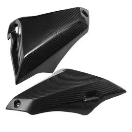 Motorcycle Real Carbon Fiber Intake Pipe Protection Cover Fit for Yamaha MT-09 17-19