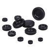 170PCS Rubber Grommet Kit, Closed Rubber Hole Plug, Electrical Wire